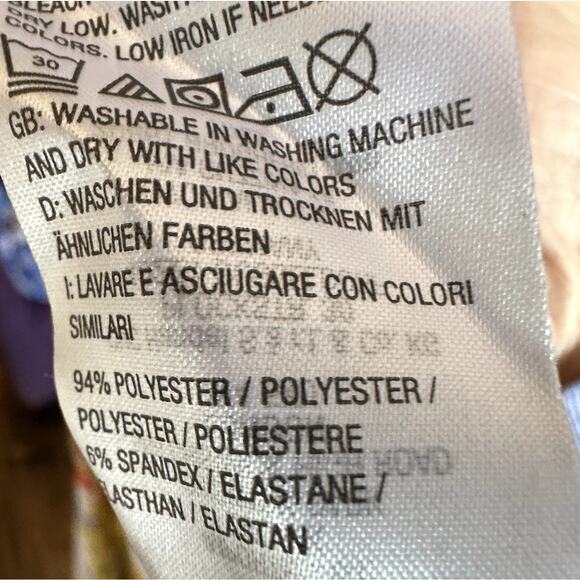 NWT Attitudes by Renee Sz M Italian Villa Print Sheer Coverup Kimono Duster QVC - Picture 8 of 9